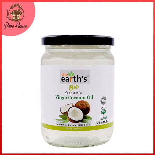 The Earth's Bio Organic Virgin Coconut Oil 500ml