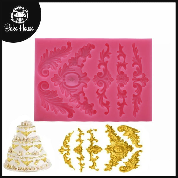 Feather Crown Silicone Fondant Mold