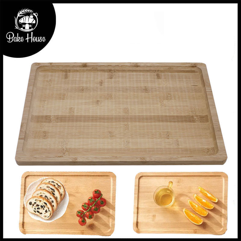 Wooden Serving Tray 36 x 24 cm