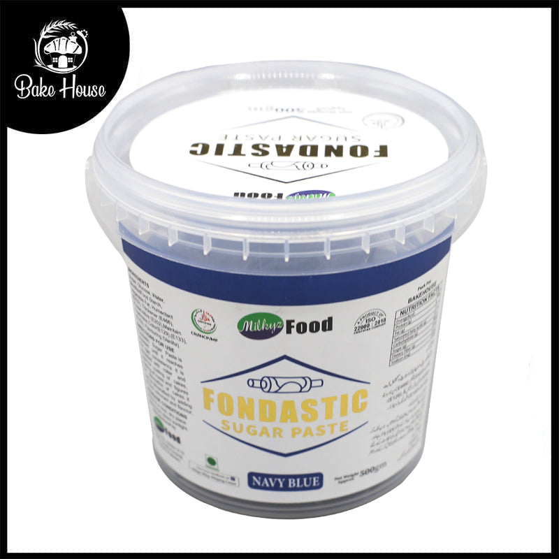 Milkyz Food Fondastic Navy Blue Fondant Sugar Paste 500gm