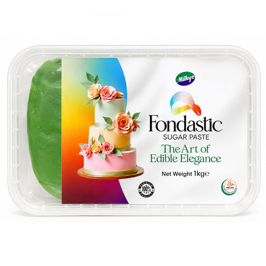 Milkyz Food Fondastic Green Fondant Sugar Paste 1kg