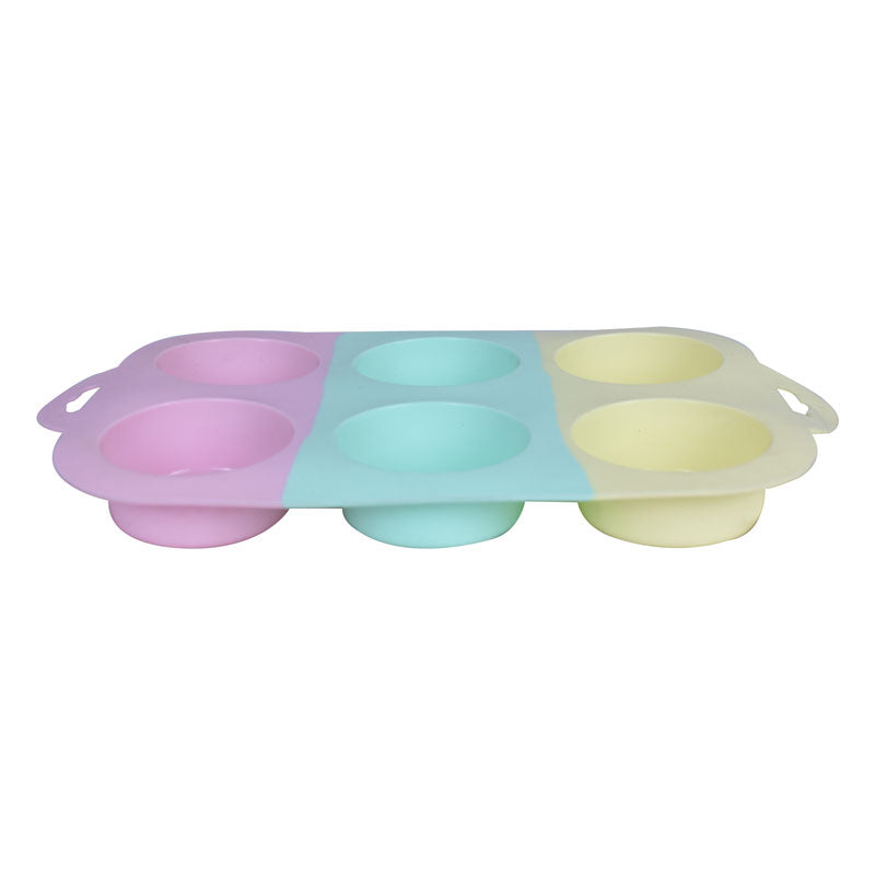 Silicone Muffin Cupcake Baking Tray 6 Cavity