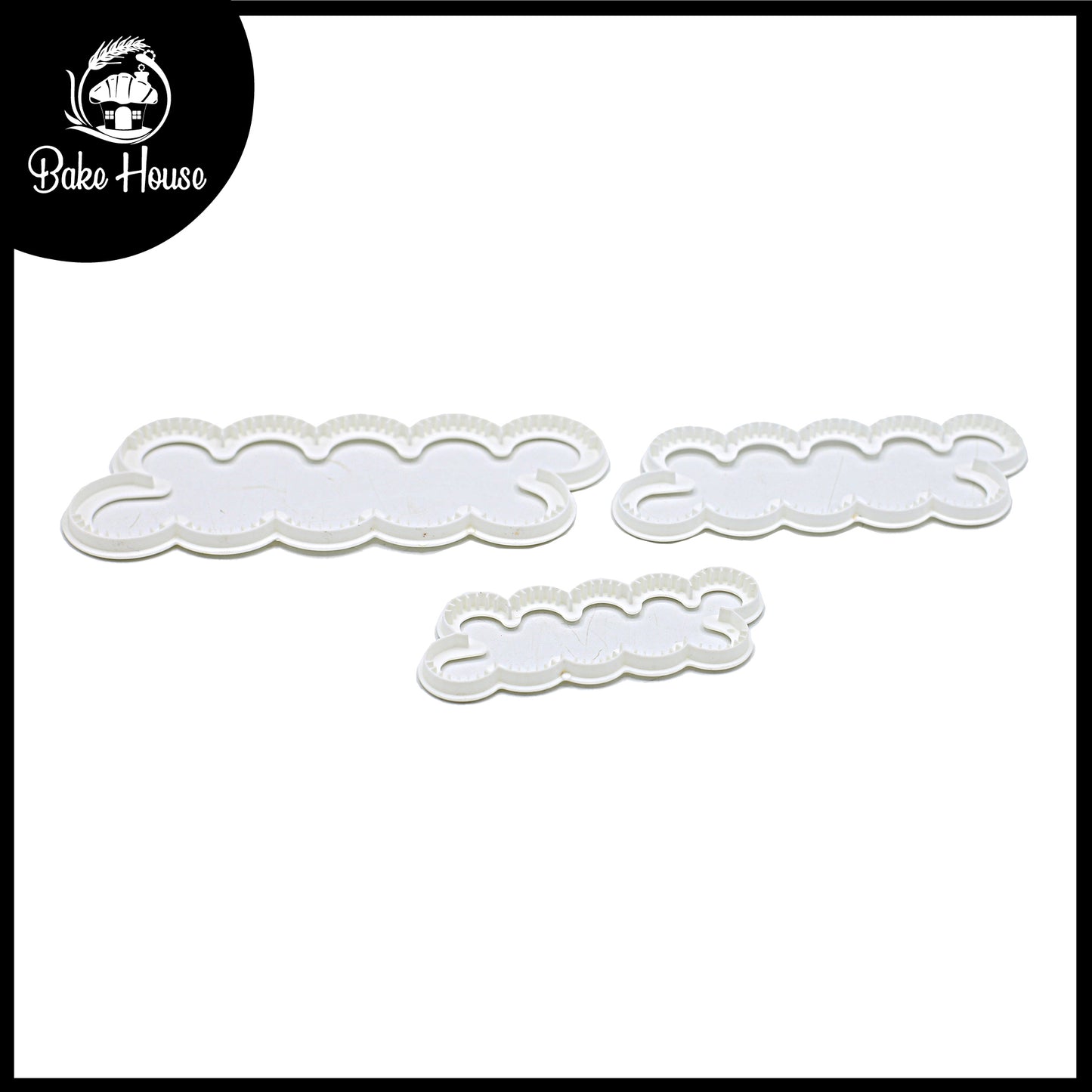 Easy Rose Carnation Fondant Cutters 3Pcs Set Plastic
