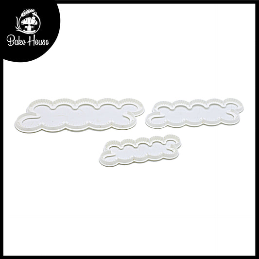 Easy Rose Carnation Fondant Cutters 3Pcs Set Plastic