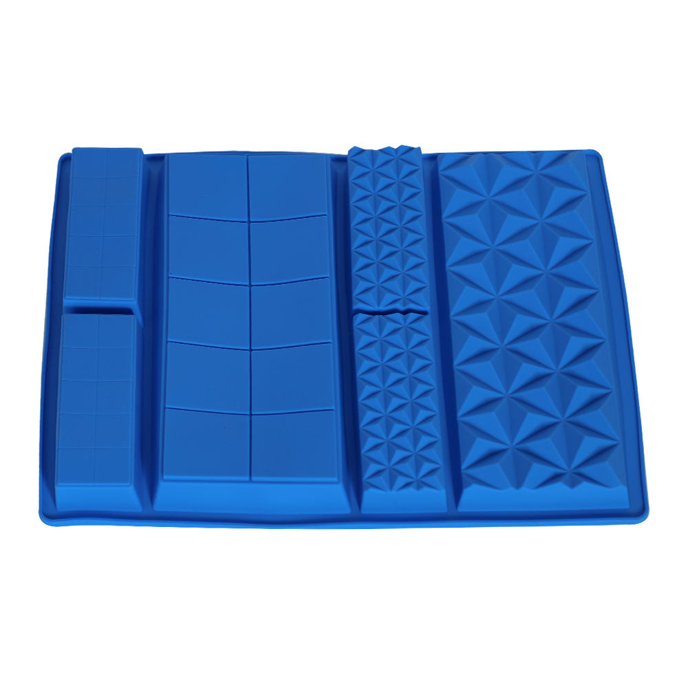 3 Design Silicone Chocolate Bar Mold 6 Cavity
