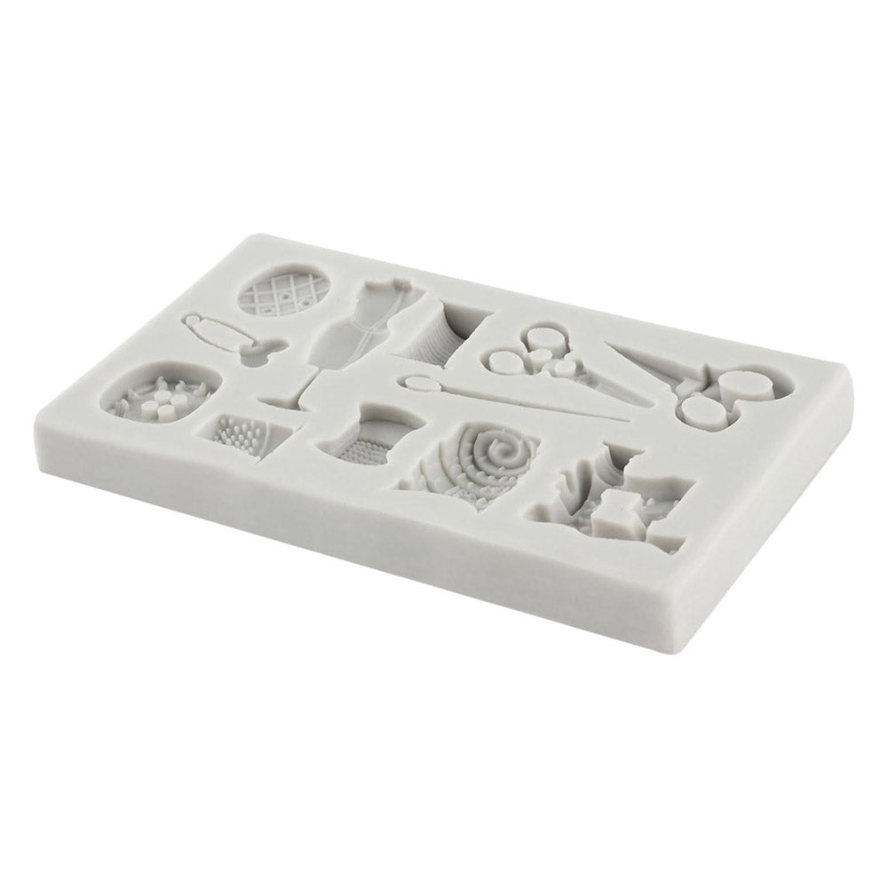Tailor Accessories Silicone Fondant Mold 12 Cavity