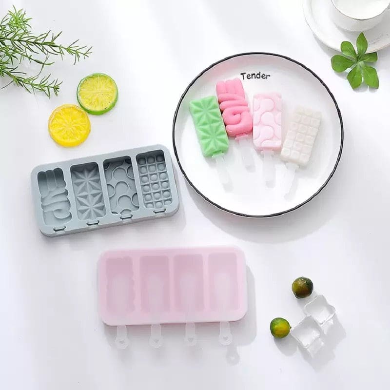 Love & Multi Designs Mini Popsicle Mold 4 Cavity