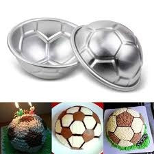 Football Cake Mold Aluminium Small Size