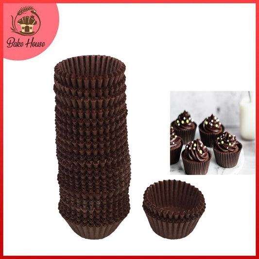 Brown 1000 Pcs Paper Baking Cupcake Muffin Liners, Wrappers 6cm