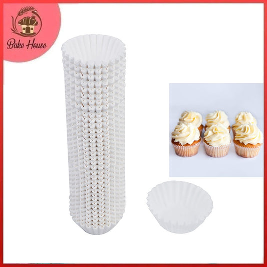 White 1000 Pcs Paper Baking Cupcake Muffin Liners, Wrappers 5.5cm