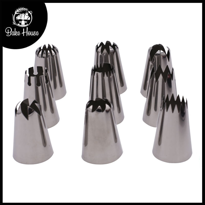 Icing Nozzle Stainless Steel 9Pcs Set