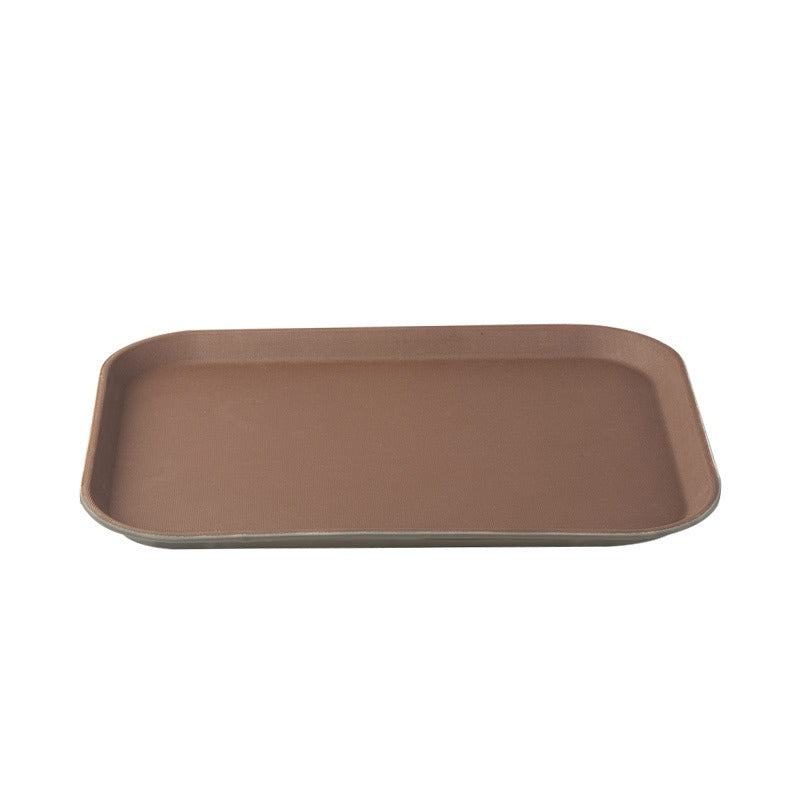 Rectangular Fiberglass Non-Slip Serving Tray 15 x 20 Inch