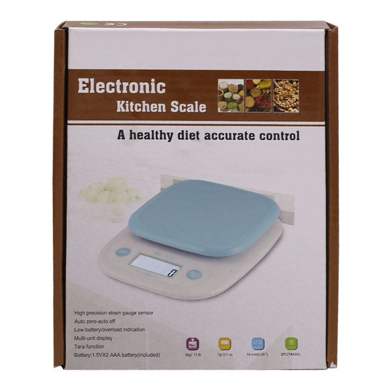 Electronic Digital Kitchen Scale (SH-125) -Weight Max 7kg, Measures in 4 Different Units