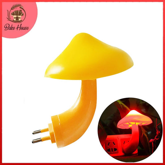 Mushroom Shape Plug-In Mini Lamp Night Light