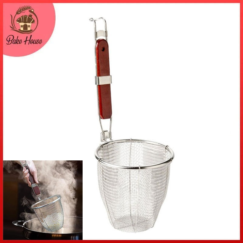 Noodles Spaghetti & Multipurpose Seive Wooden Handle