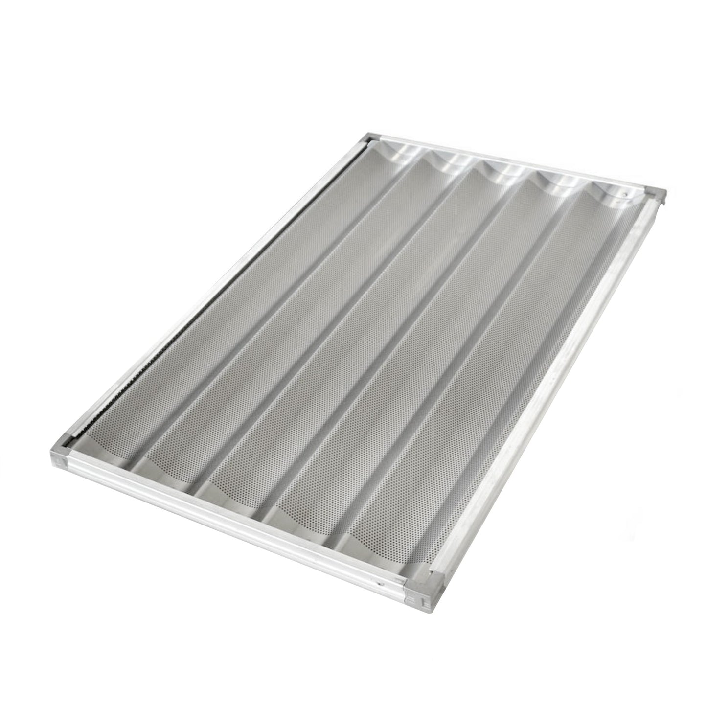 5 Waves Long French Bread Baguette Baking Tray Aluminium