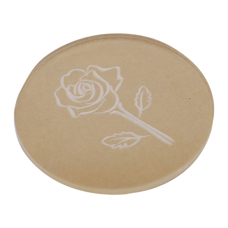 Rose Fondant Stamp Plastic