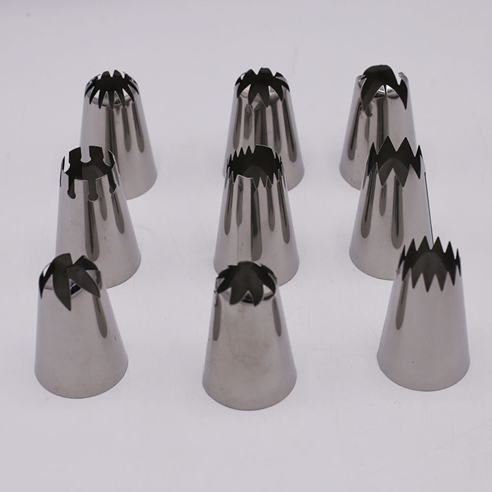 Icing Nozzle Stainless Steel 9Pcs Set