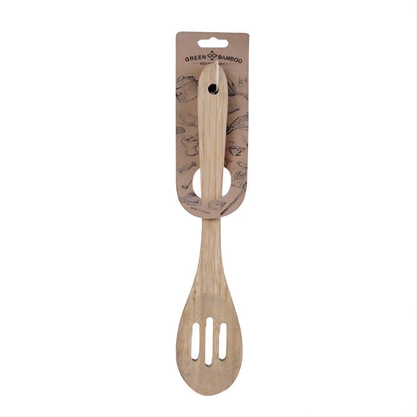 Wooden Slotted Cooking Spoon