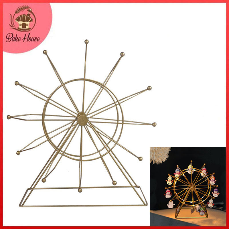Ferris wheel Shape Iron Rotating Decoration Centrepiece Stand Large
