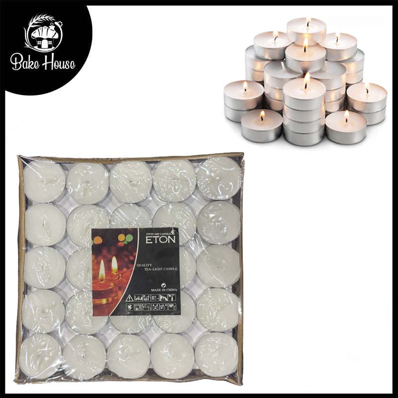 ETON Tea Light Candles – Pack of 25