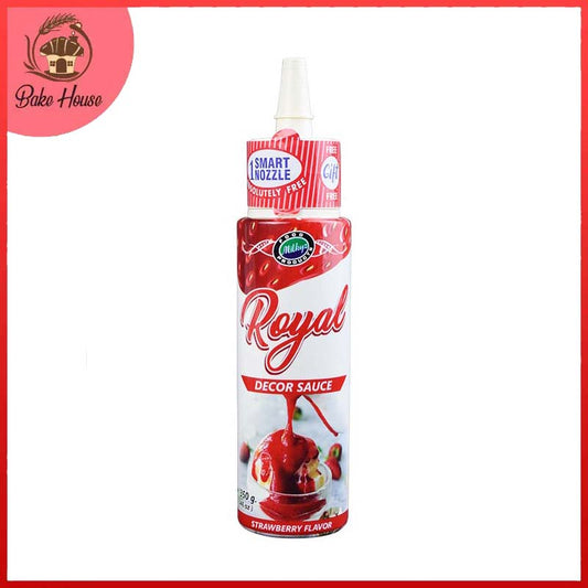 Milkyz Food Strawberry Royal Decor Sauce 350 Gram With 1 Free Smart Nozzle