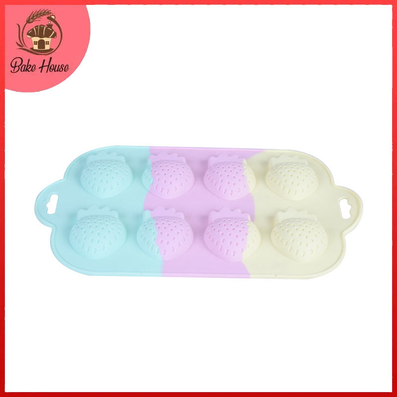 Strawberry Candy & Chocolate Silicone Mold 8 Cavity