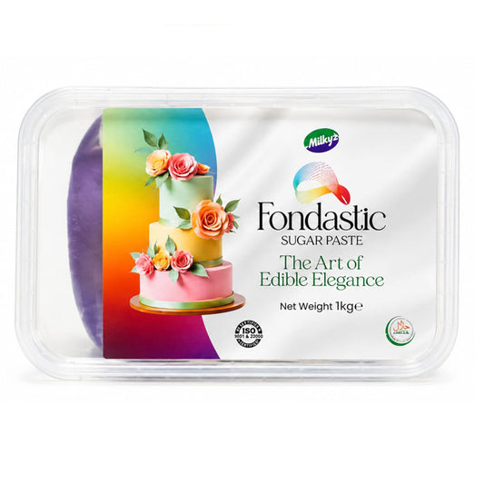 Milkyz Food Fondastic Purple Fondant Sugar Paste 1Kg