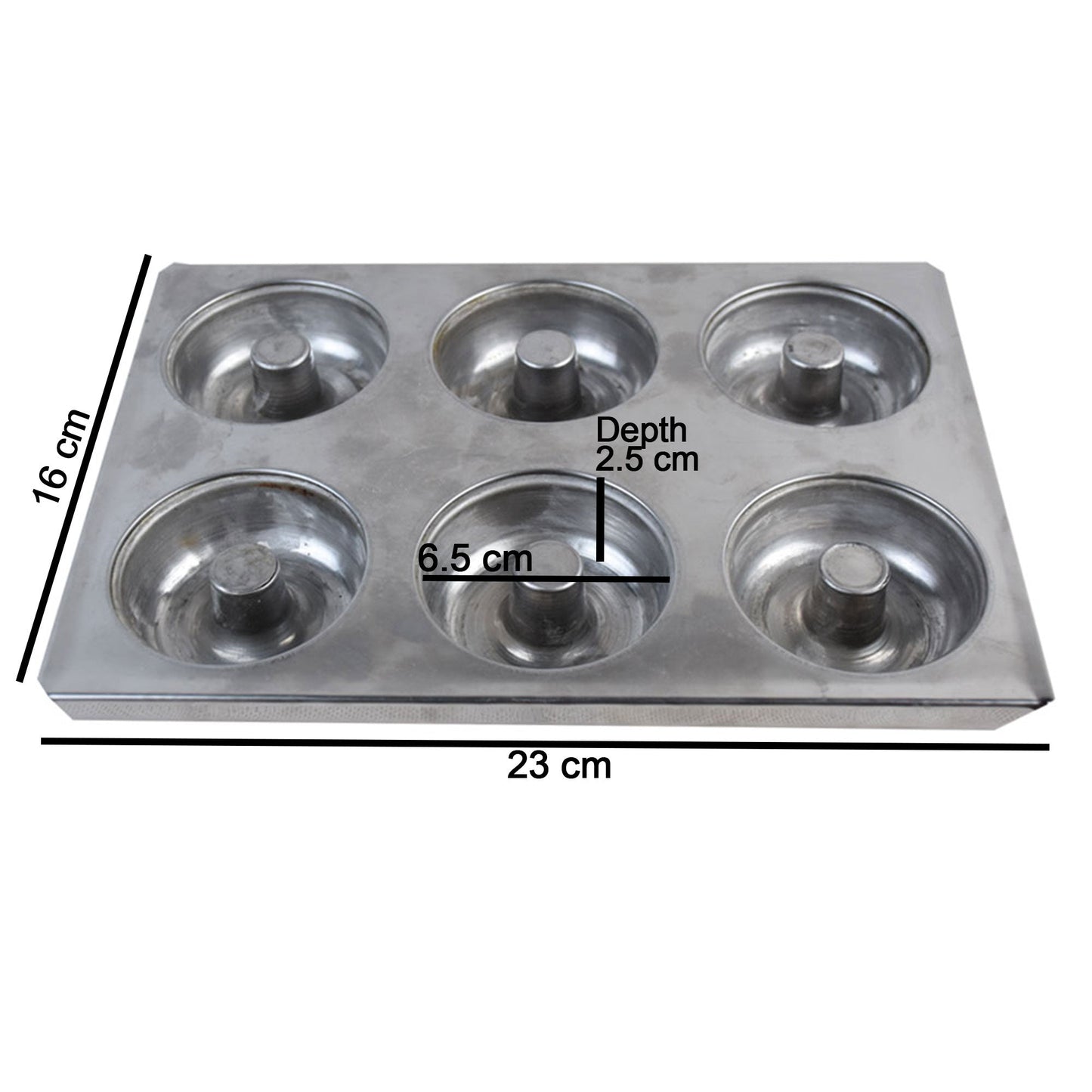 Donut Baking Tray Heavy 6 Cavity