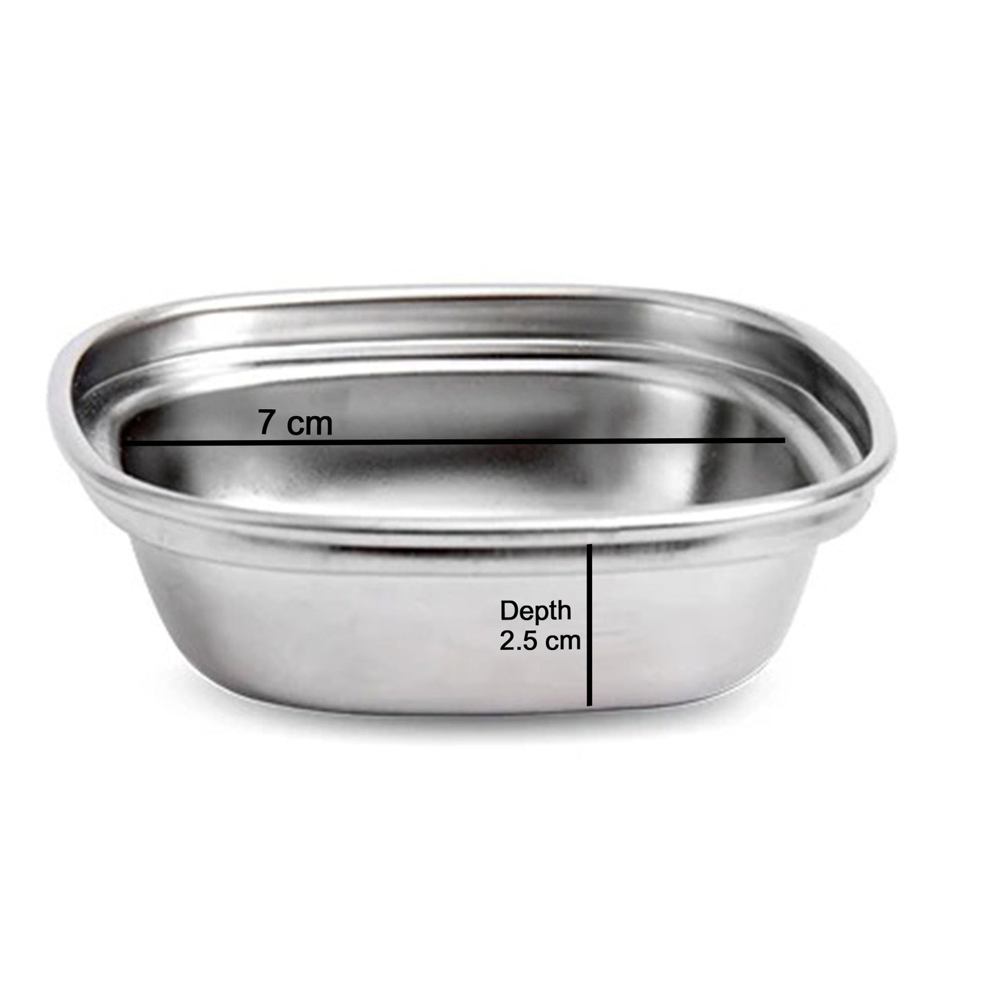 Stainless Steel Sauce Dish 1 Grid
