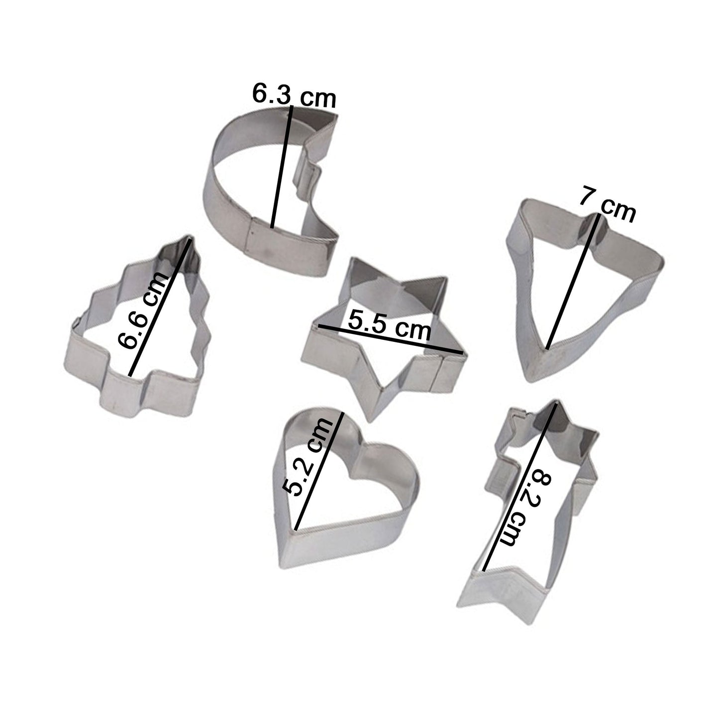 Prestige Biscuit Cutter 6 Pcs Pack