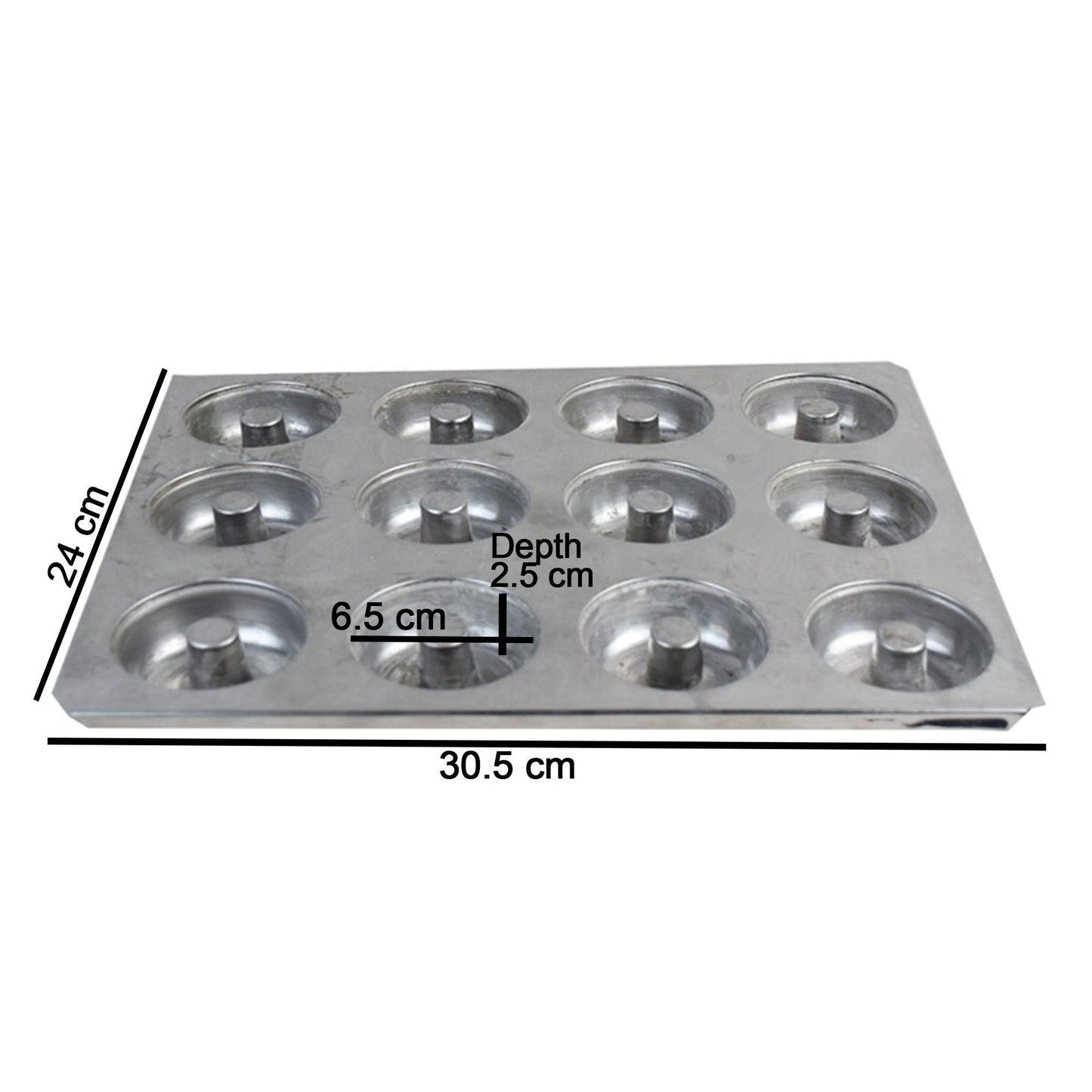 Donut Baking Tray Heavy 12 Cavity