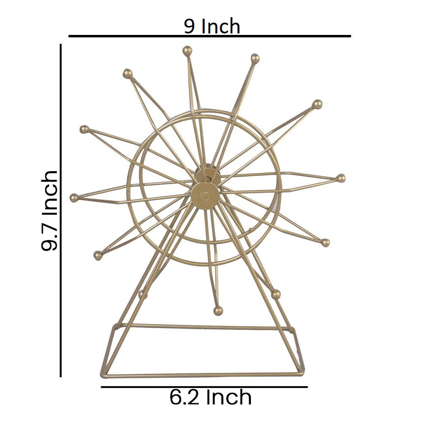 Ferris wheel Shape Iron Rotating Decoration Centrepiece Stand Small