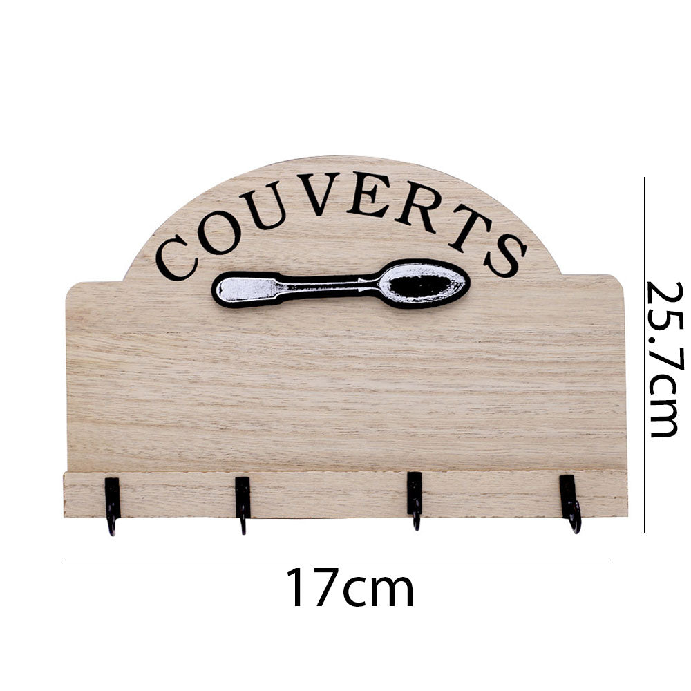 COUVERTS Wall Hanging Key Holder 4 Hooks