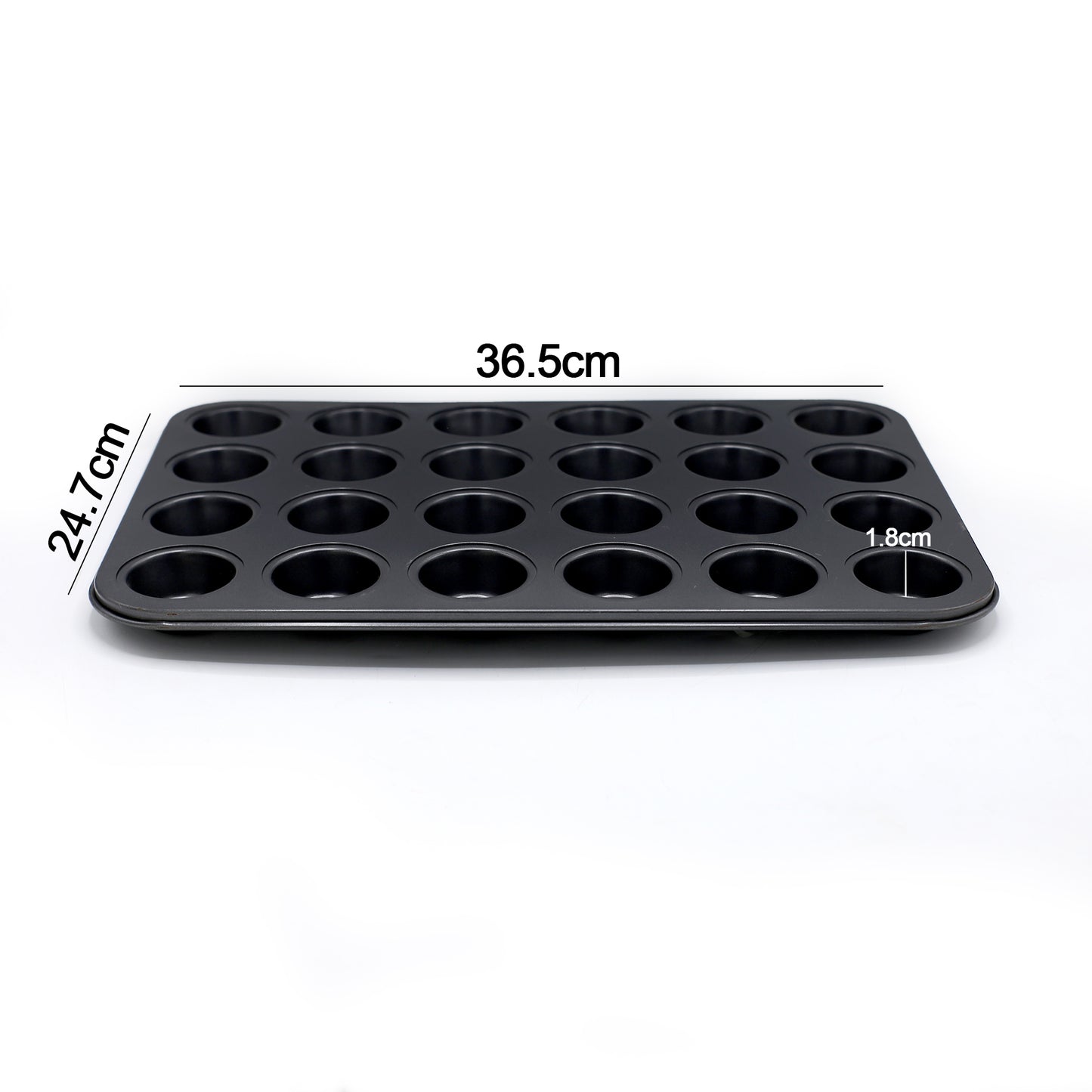 Mini One Bite Muffin Tray Non Stick 24 Cavity