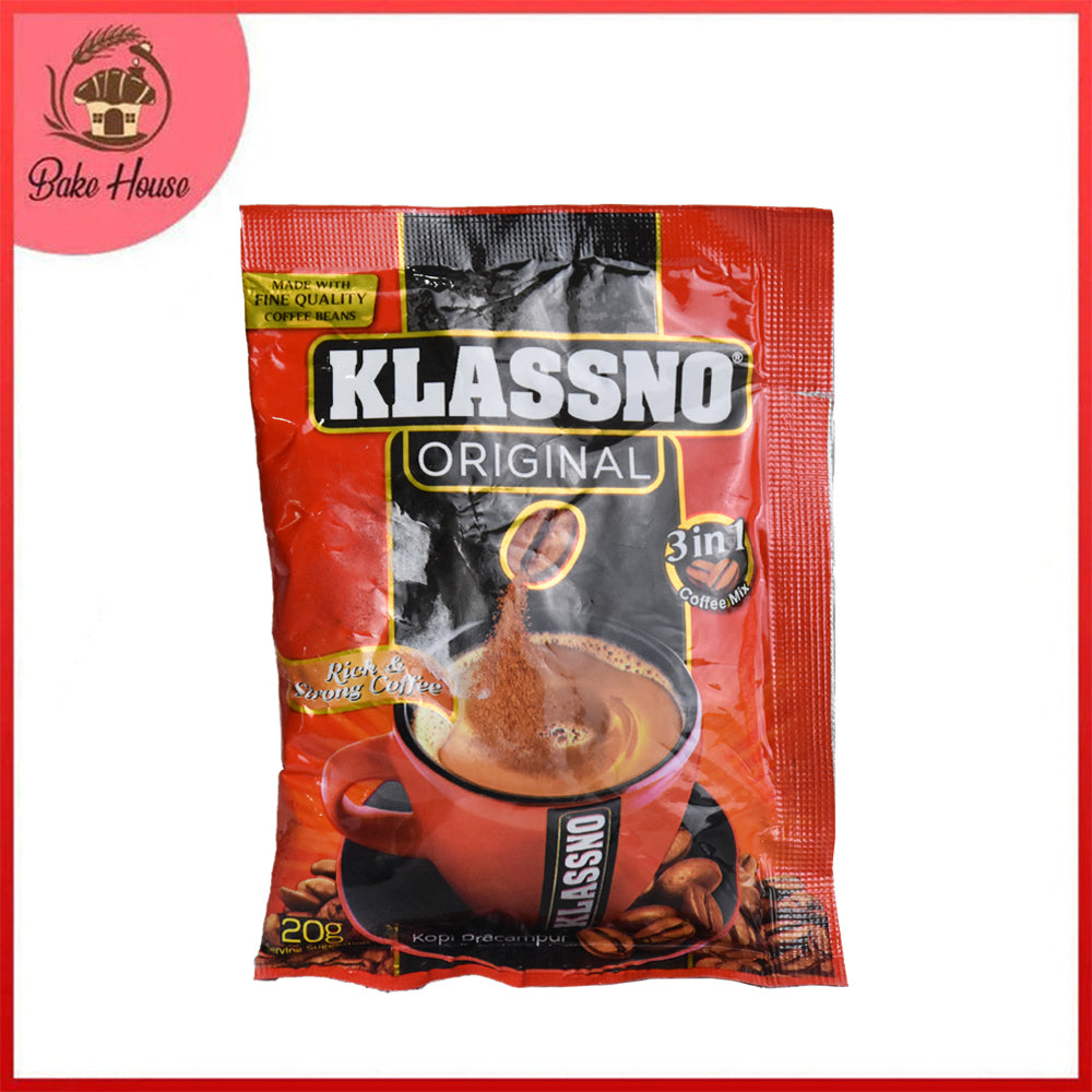 Klassno 3 in 1 Coffee Mix 20g sachet
