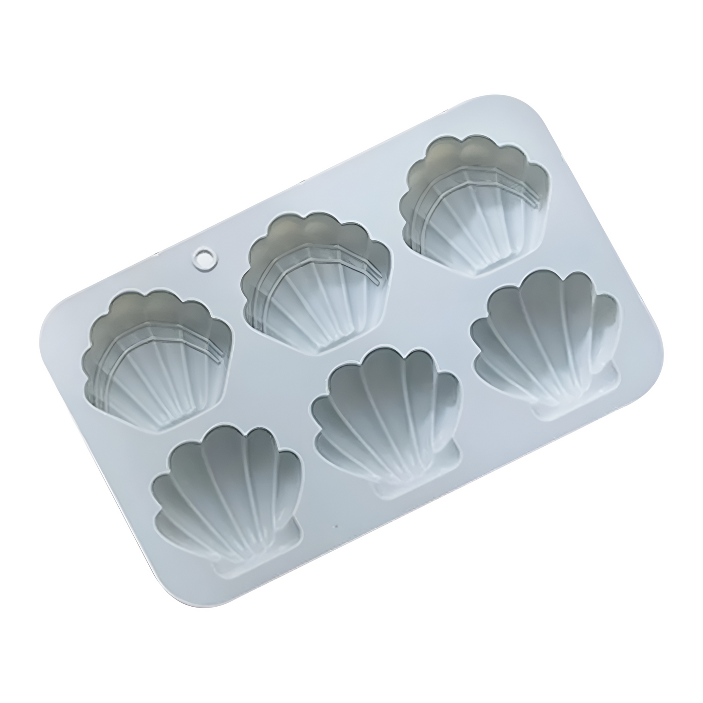 Shell Shape Silicone Fondant & Chocolate Mold 6 Cavity