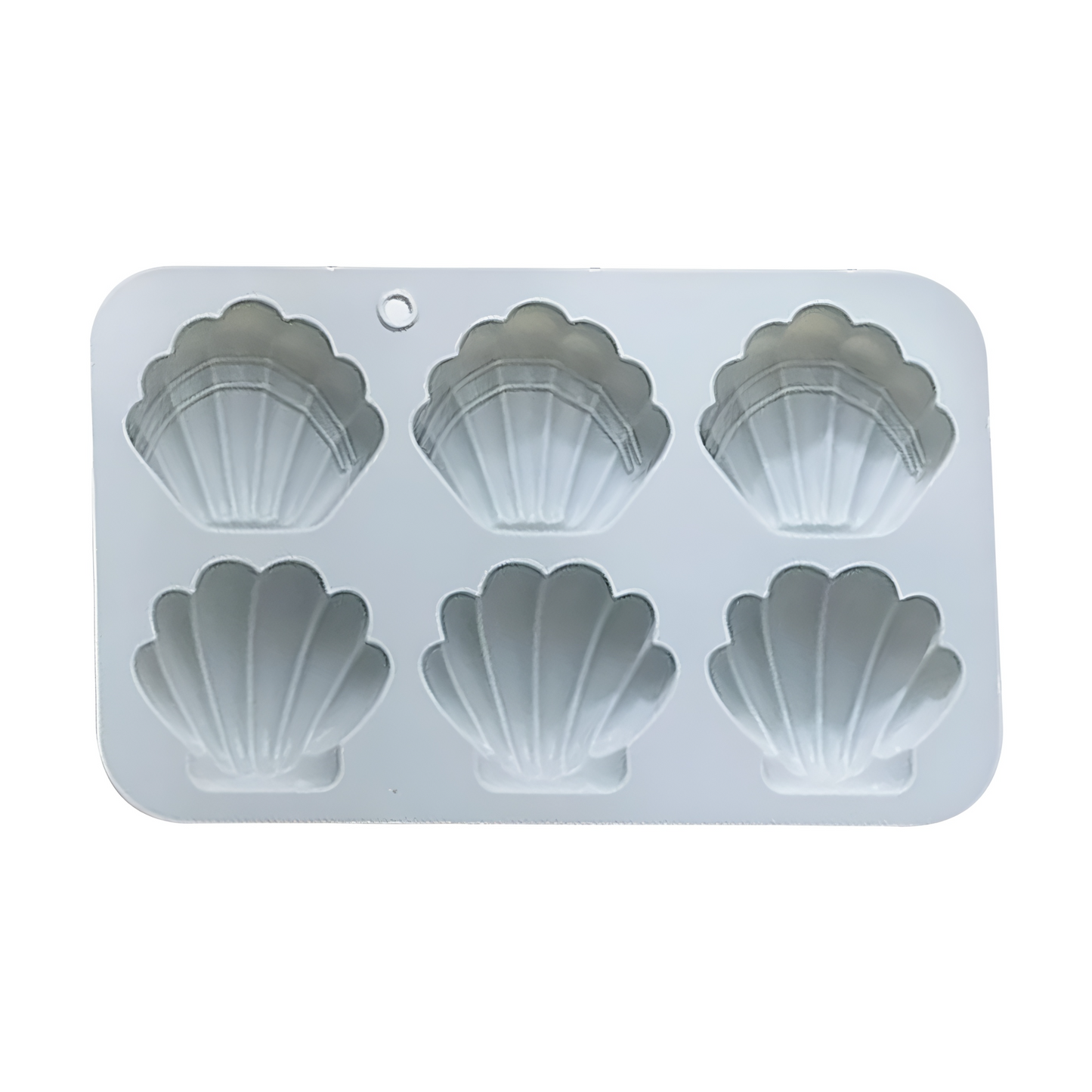 Shell Shape Silicone Fondant & Chocolate Mold 6 Cavity