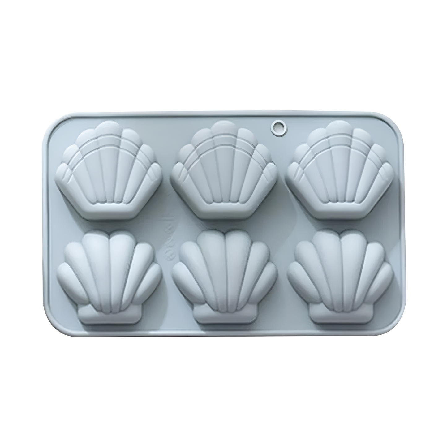 Shell Shape Silicone Fondant & Chocolate Mold 6 Cavity