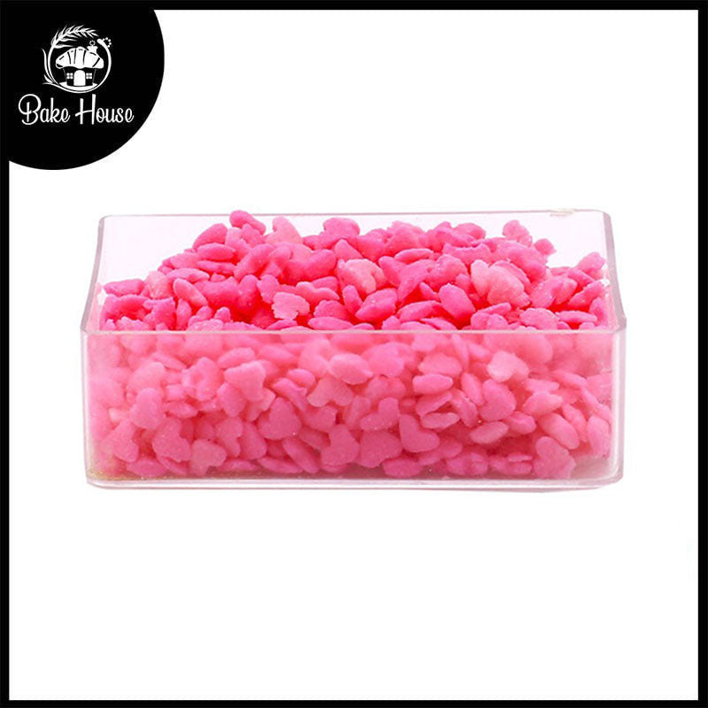 Mini Pink Hearts Edible Sprinkle 30g Pack