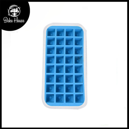 Dotted Ice Cubes Silicone Tray 32 Cavity