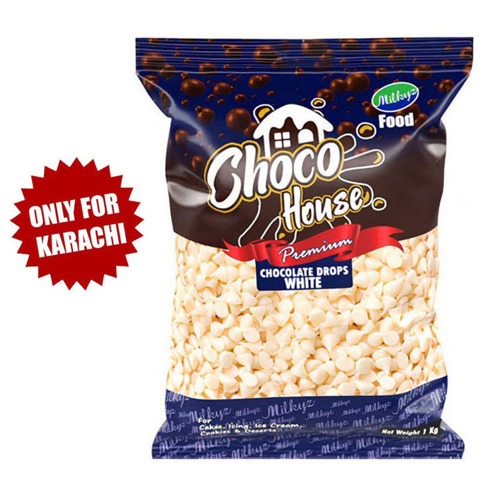 Milkyz Food Choco House White Chocolate Chip 1KG Pack
