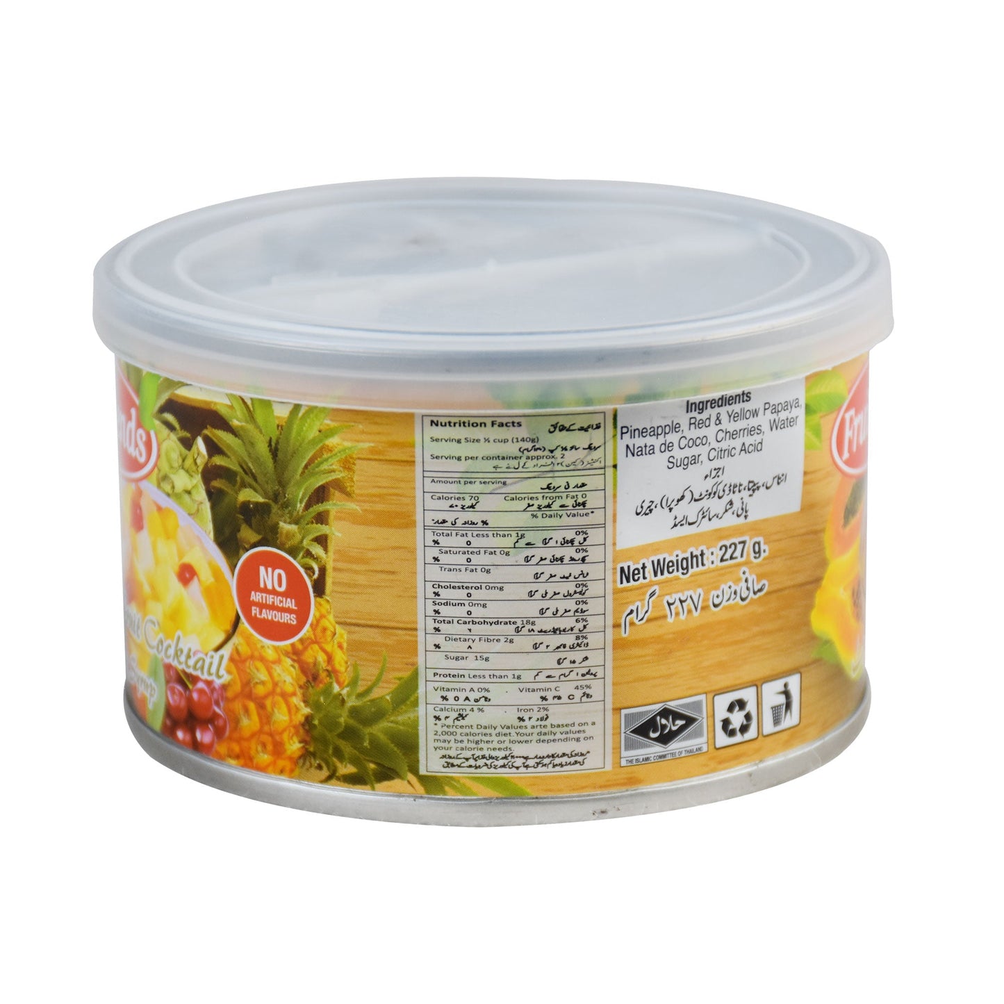 Fruitends Tropical Fruit Cocktail In Heavy Syrup 227g